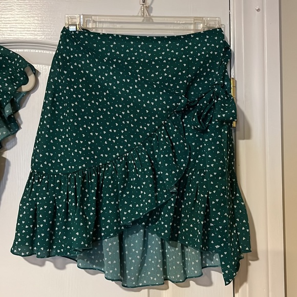 MakeMeChic 2-piece Ruffle Trim Set - Picture 7 of 9